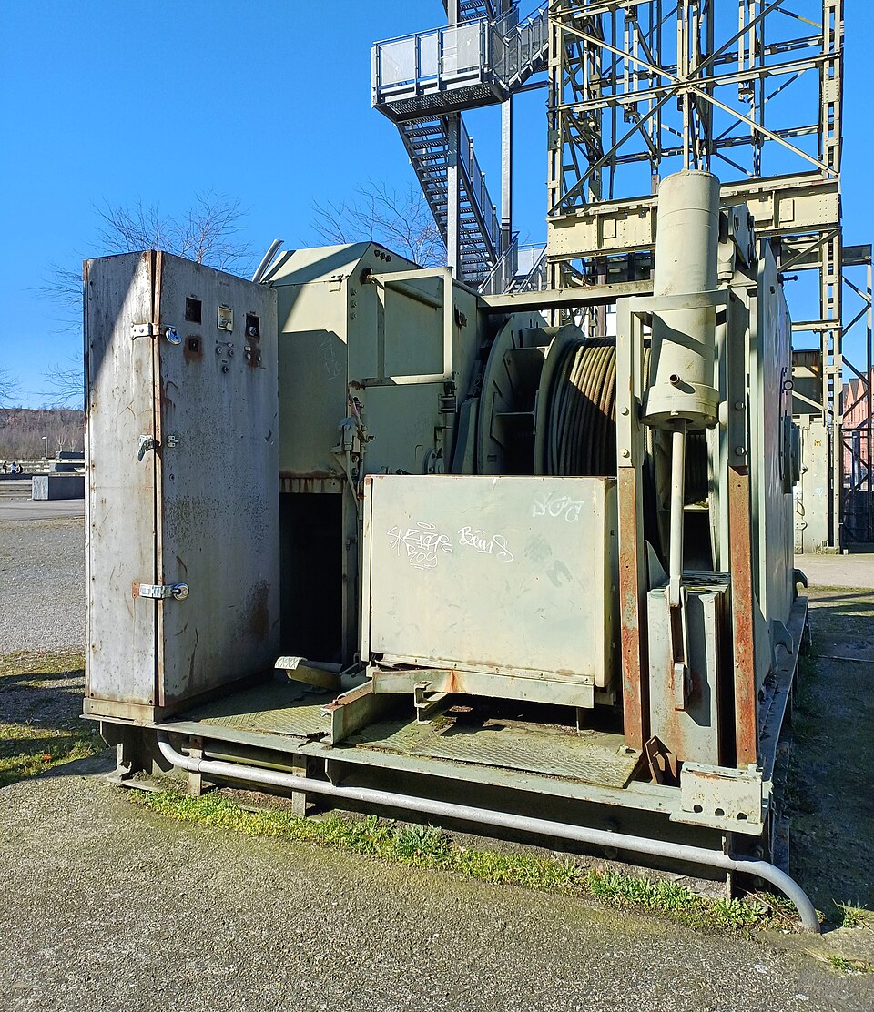 Fördermaschine Hauptschacht